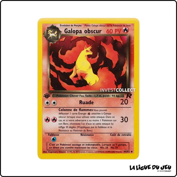 Peu commune - Pokemon - Team Rocket - Galopa obscur 44/82