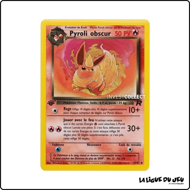 Peu commune - Pokemon - Team Rocket - Pyroli obscur 35/82
