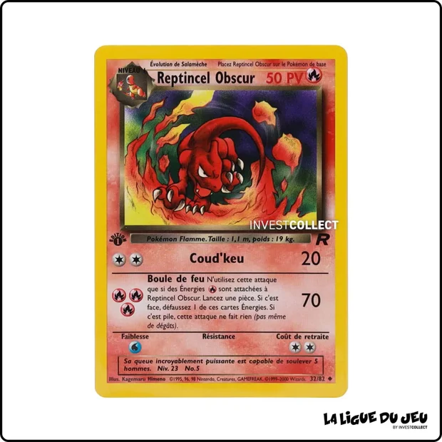 Peu commune - Pokemon - Team Rocket - Reptincel Obscur 32/82