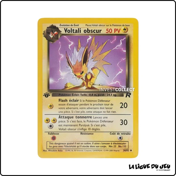 Peu commune - Pokemon - Team Rocket - Voltali obscur 38/82