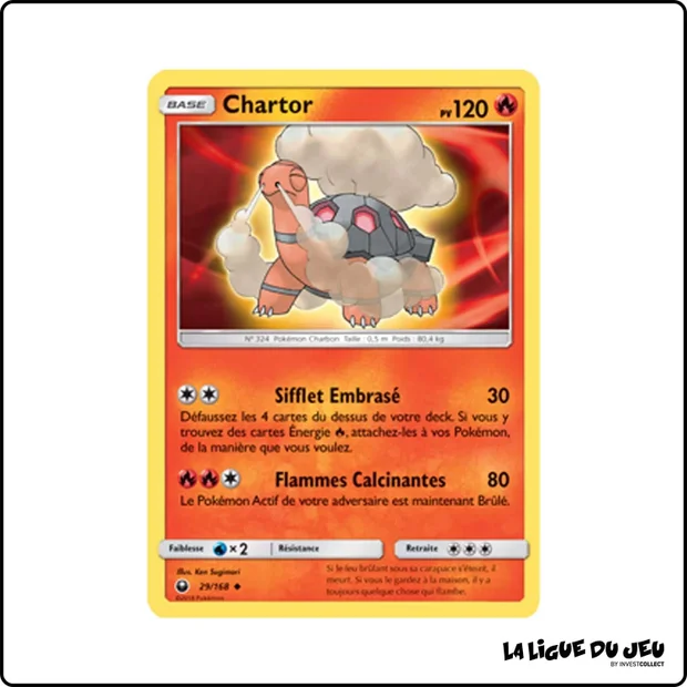 Peu commune - Pokemon - Tempête Céleste - Chartor 29/168