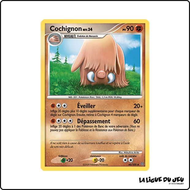 Peu commune - Pokemon - Tempête - Cochignon 46/100