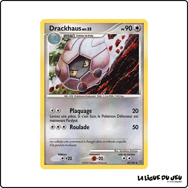 Peu commune - Pokemon - Tempête - Drackhaus 50/100
