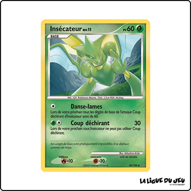 Peu commune - Pokemon - Tempête - Insécateur 49/100