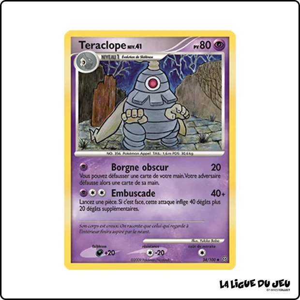 Peu commune - Pokemon - Tempête - Teraclope 34/100