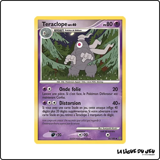 Peu commune - Pokemon - Tempête - Teraclope 35/100