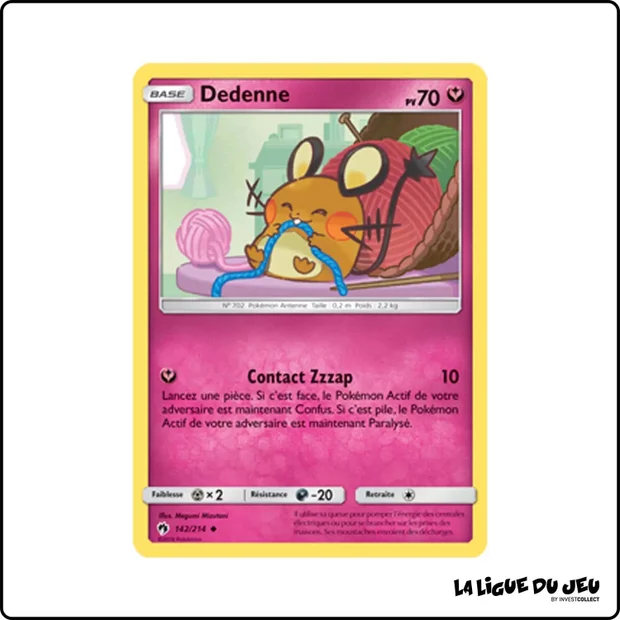 Peu commune - Pokemon - Tonnerre Perdu - Dedenne 142/214