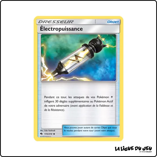 Peu commune - Pokemon - Tonnerre Perdu - Électropuissance 172/214