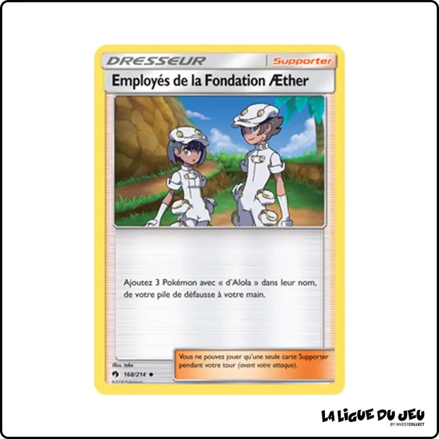 Peu commune - Pokemon - Tonnerre Perdu - Employés de la Fondation Æther 168/214