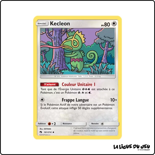 Peu commune - Pokemon - Tonnerre Perdu - Kecleon 161/214