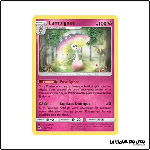 Peu commune - Pokemon - Tonnerre Perdu - Lampignon 148/214