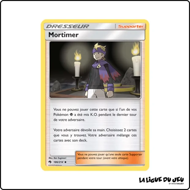 Peu commune - Pokemon - Tonnerre Perdu - Mortimer 186/214