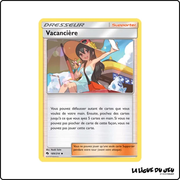 Peu commune - Pokemon - Tonnerre Perdu - Vacancière 189/214