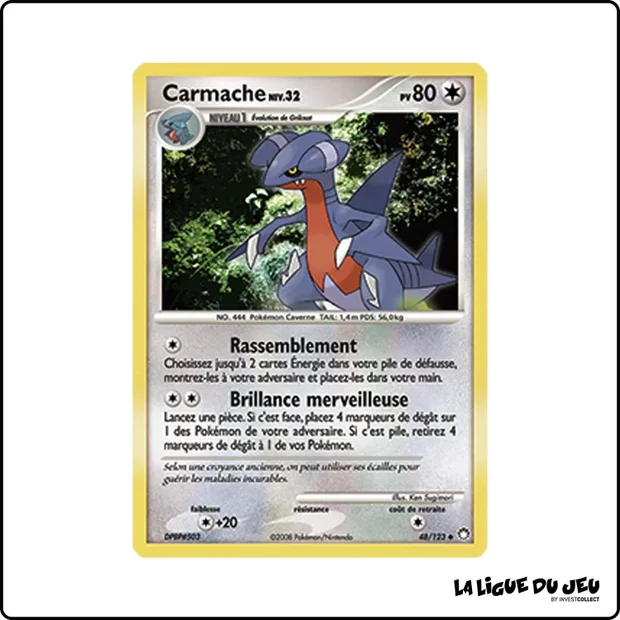 Peu commune - Pokemon - Trésors Mystérieux - Carmache 48/123