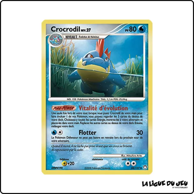 Peu commune - Pokemon - Trésors Mystérieux - Crocrodil 44/123