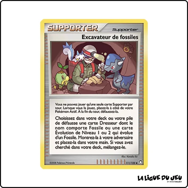 Peu commune - Pokemon - Trésors Mystérieux - Excavateur de fossiles 111/123