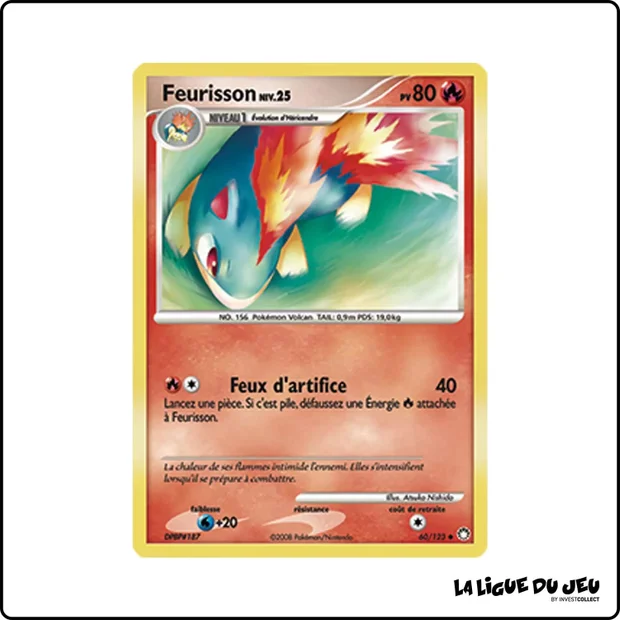Peu commune - Pokemon - Trésors Mystérieux - Feurisson 60/123