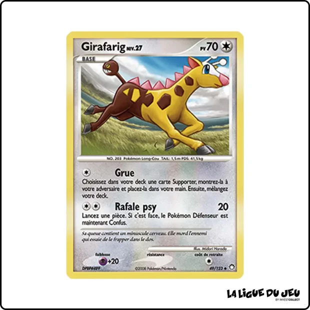 Peu commune - Pokemon - Trésors Mystérieux - Girafarig 49/123