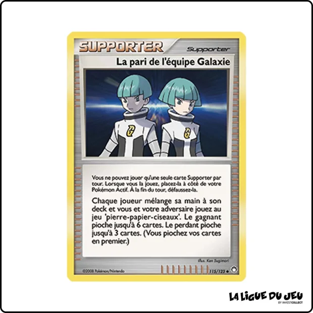 Peu commune - Pokemon - Trésors Mystérieux - La pari de l'équipe Galaxie 115/123