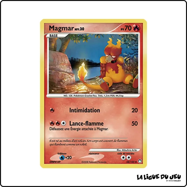 Peu commune - Pokemon - Trésors Mystérieux - Magmar 54/123