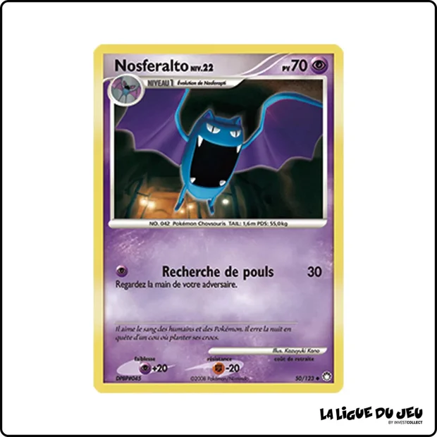 Peu commune - Pokemon - Trésors Mystérieux - Nosferalto 50/123