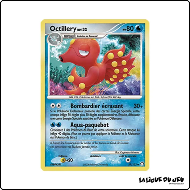 Peu commune - Pokemon - Trésors Mystérieux - Octillery 57/123