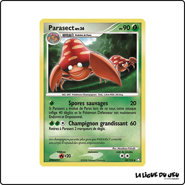 Peu commune - Pokemon - Trésors Mystérieux - Parasect 58/123