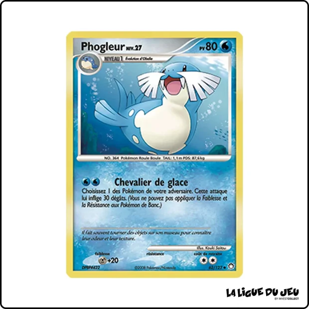Peu commune - Pokemon - Trésors Mystérieux - Phogleur 62/123