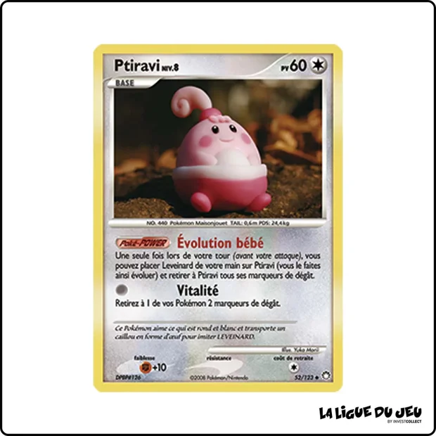 Peu commune - Pokemon - Trésors Mystérieux - Ptiravi 52/123
