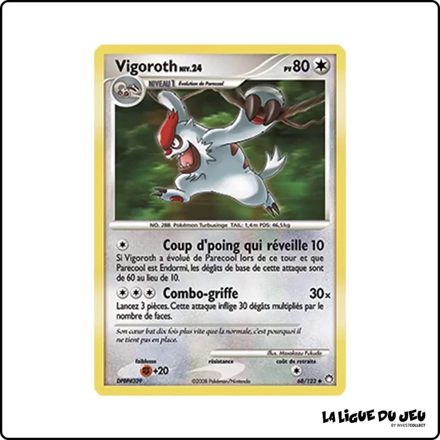 Peu commune - Pokemon - Trésors Mystérieux - Vigoroth 68/123