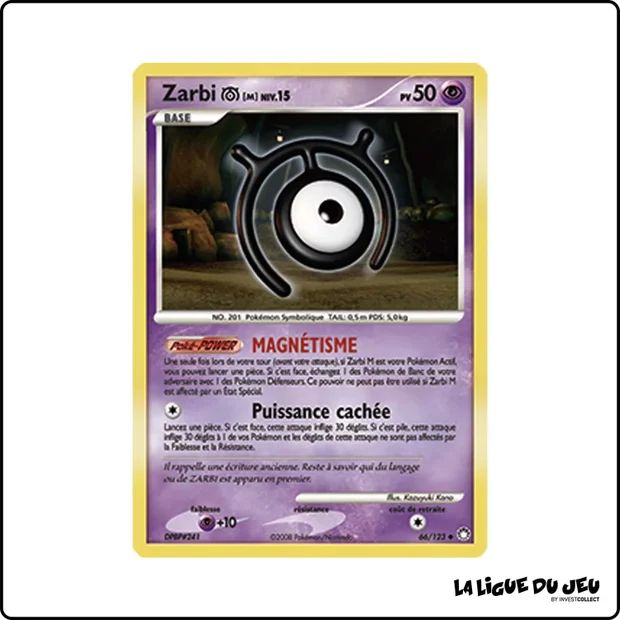 Peu commune - Pokemon - Trésors Mystérieux - Zarbi M 66/123