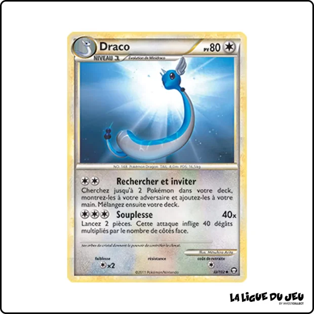Peu commune - Pokemon - Trîomphe - Draco 32/102