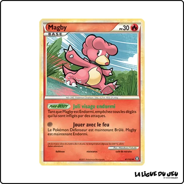 Peu commune - Pokemon - Trîomphe - Magby 41/102