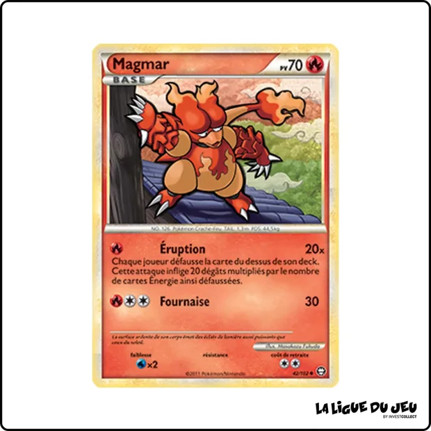 Peu commune - Pokemon - Trîomphe - Magmar 42/102