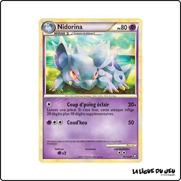 Peu commune - Pokemon - Trîomphe - Nidorina 45/102
