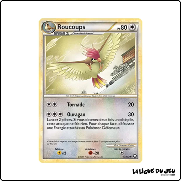 Peu commune - Pokemon - Trîomphe - Roucoups 47/102