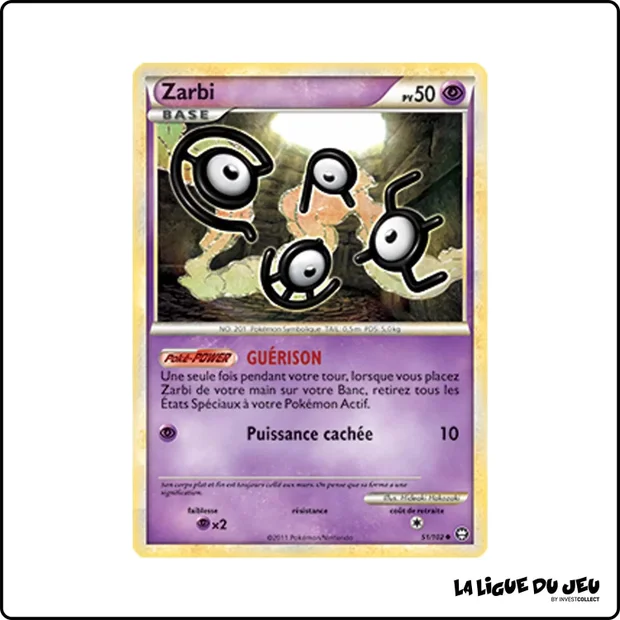 Peu commune - Pokemon - Trîomphe - Zarbi 51/102