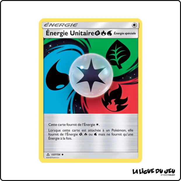 Peu commune - Pokemon - Ultra-Prisme - Énergie Unitaire PlanteFeuEau 137/156