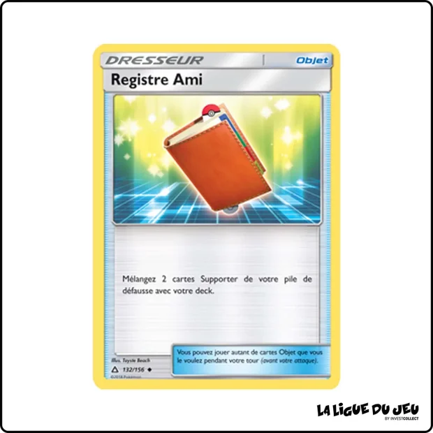 Peu commune - Pokemon - Ultra-Prisme - Registre Ami 132/156