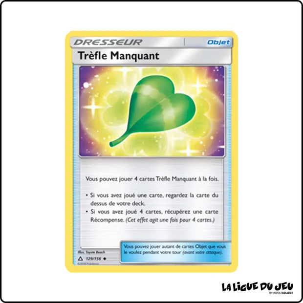 Peu commune - Pokemon - Ultra-Prisme - Trèfle Manquant 129/156