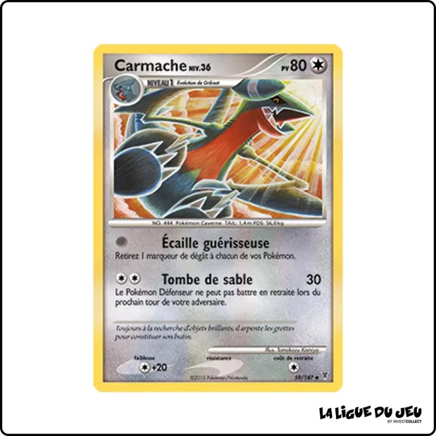 Peu commune - Pokemon - Vainqueurs Suprêmes - Carmache 59/147