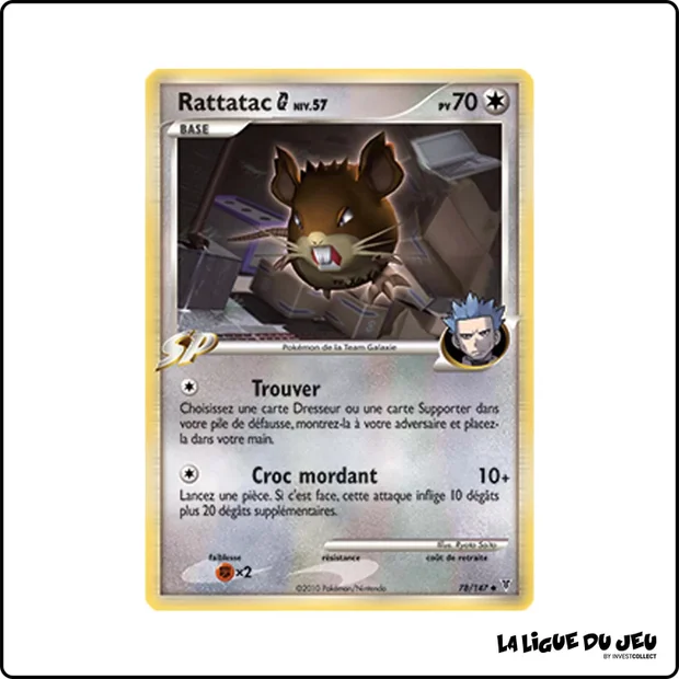 Peu commune - Pokemon - Vainqueurs Suprêmes - Rattatac G 78/147