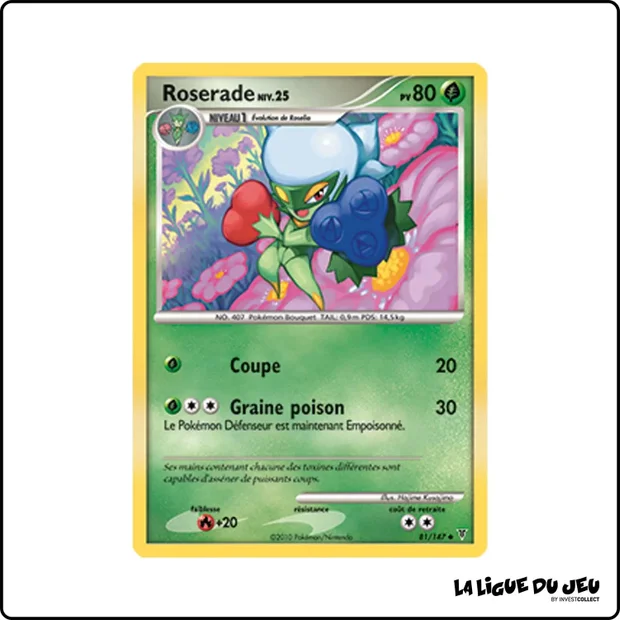 Peu commune - Pokemon - Vainqueurs Suprêmes - Roserade 81/147