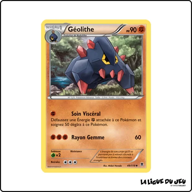 Peu commune - Pokemon - Vigueur Spectrale - Géolithe 49/119