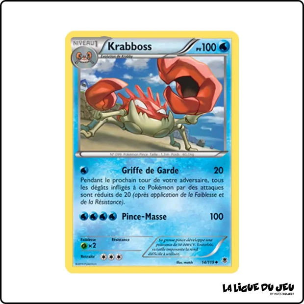 Peu commune - Pokemon - Vigueur Spectrale - Krabboss 14/119