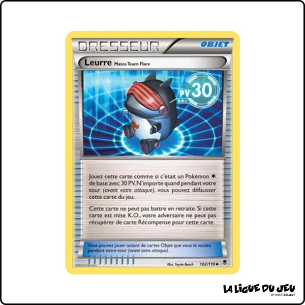 Peu commune - Pokemon - Vigueur Spectrale - Leurre Matos Team Flare 102/119