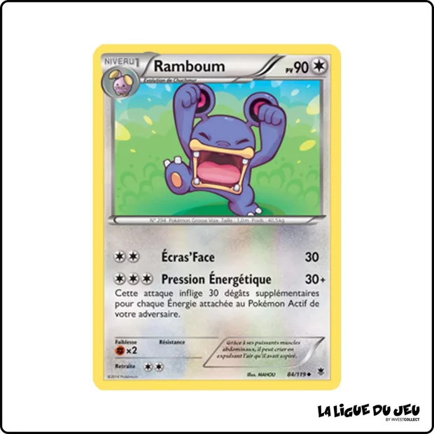Peu commune - Pokemon - Vigueur Spectrale - Ramboum 84/119