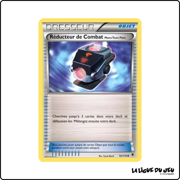 Peu commune - Pokemon - Vigueur Spectrale - Réducteur de Combat Matos Team Flare 92/119