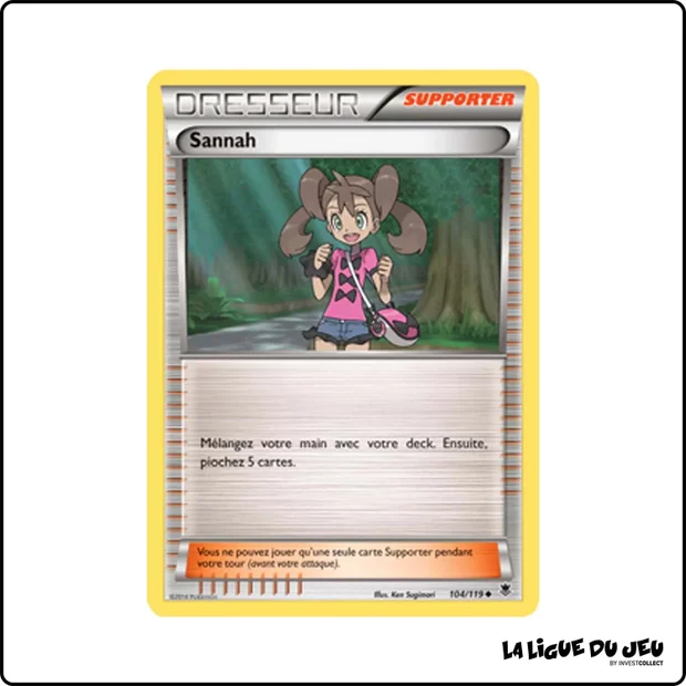 Peu commune - Pokemon - Vigueur Spectrale - Sannah 104/119