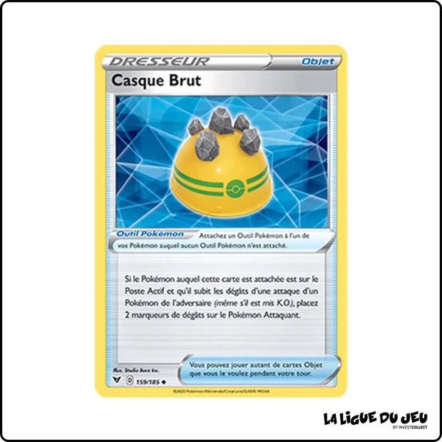 Peu commune - Pokemon - Voltage Éclatant - Casque Brut 159/185